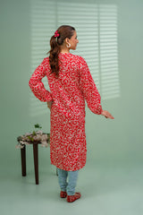 Jahan Ara - Vermilion (1pc-Stitched Kurti)