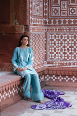 SF-261 | Embroidered Silk 3Pcs | Luxury Formal