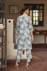 Jahan Ara - Insignia Green (2Pcs-Unstitched)
