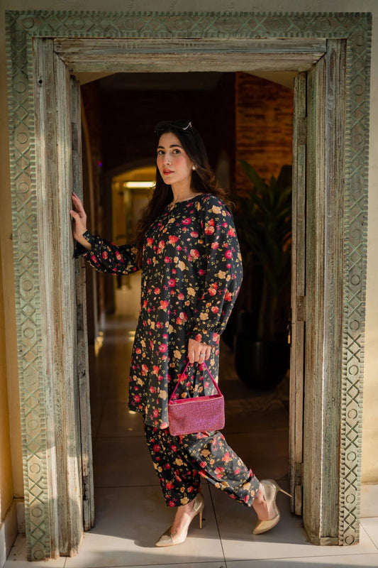 Rosy Glow – Noorangi – Cotton Lawn