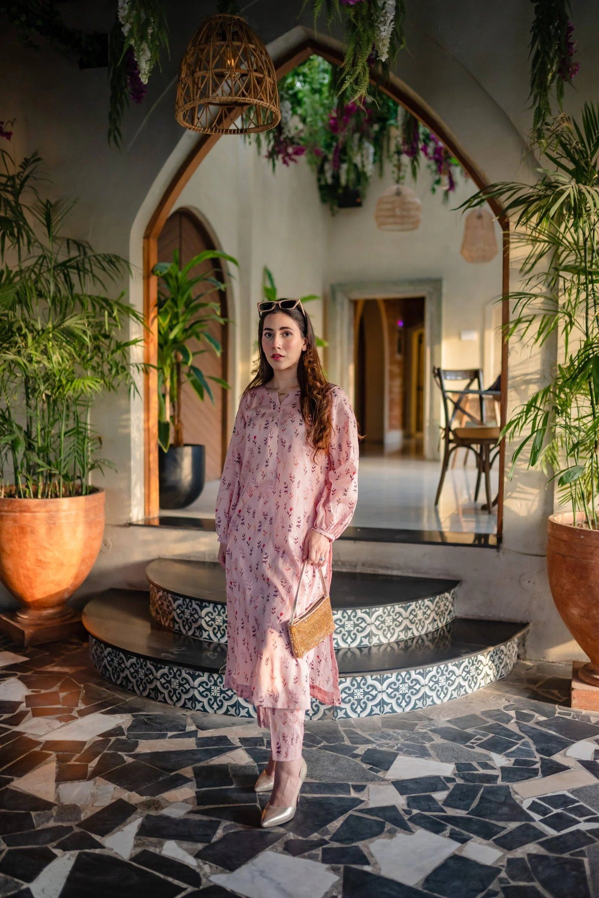 Peachy Keen – Noorangi – Cotton Lawn