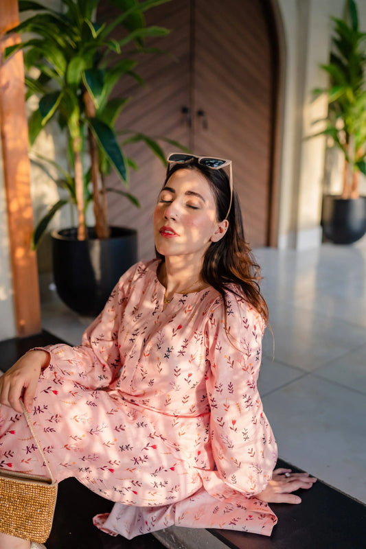 Peachy Keen – Noorangi – Cotton Lawn