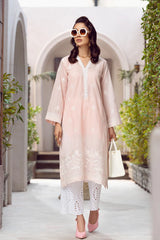 Powder Pink Chikankari – Noorangi – Raw Silk