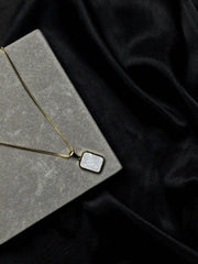 Double Sided Stone Necklace