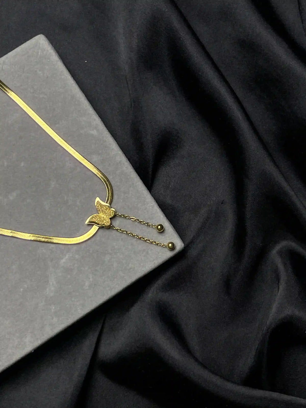 Gold Butterfly Necklace Main image
