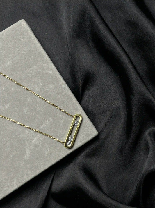 Gold Diamond Necklace
