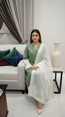 Leopard Print 2 PC's C Ord with embroiderey dupatta