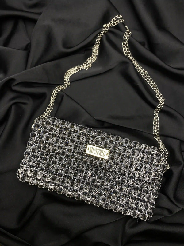 Grey Shoulder Bag