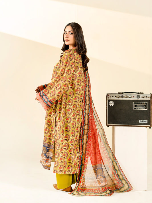 2 PIECE - PRINTED BLENDED LAWN SUIT