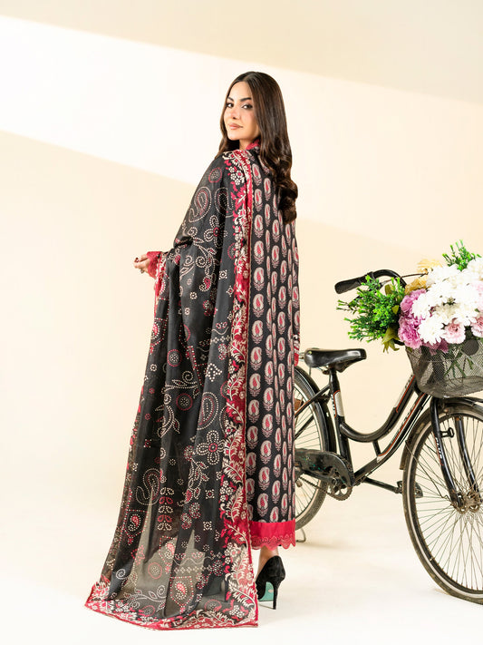 2 PIECE - PRINTED BLENDED LAWN SUIT