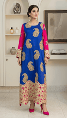Hoor Blue Kaftan