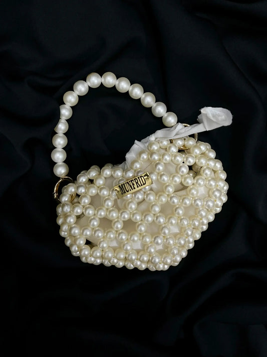 Pearl Heart Handbag