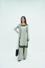 SF-265 | Embroidered Premium Silk 3Pcs | Luxury Formal