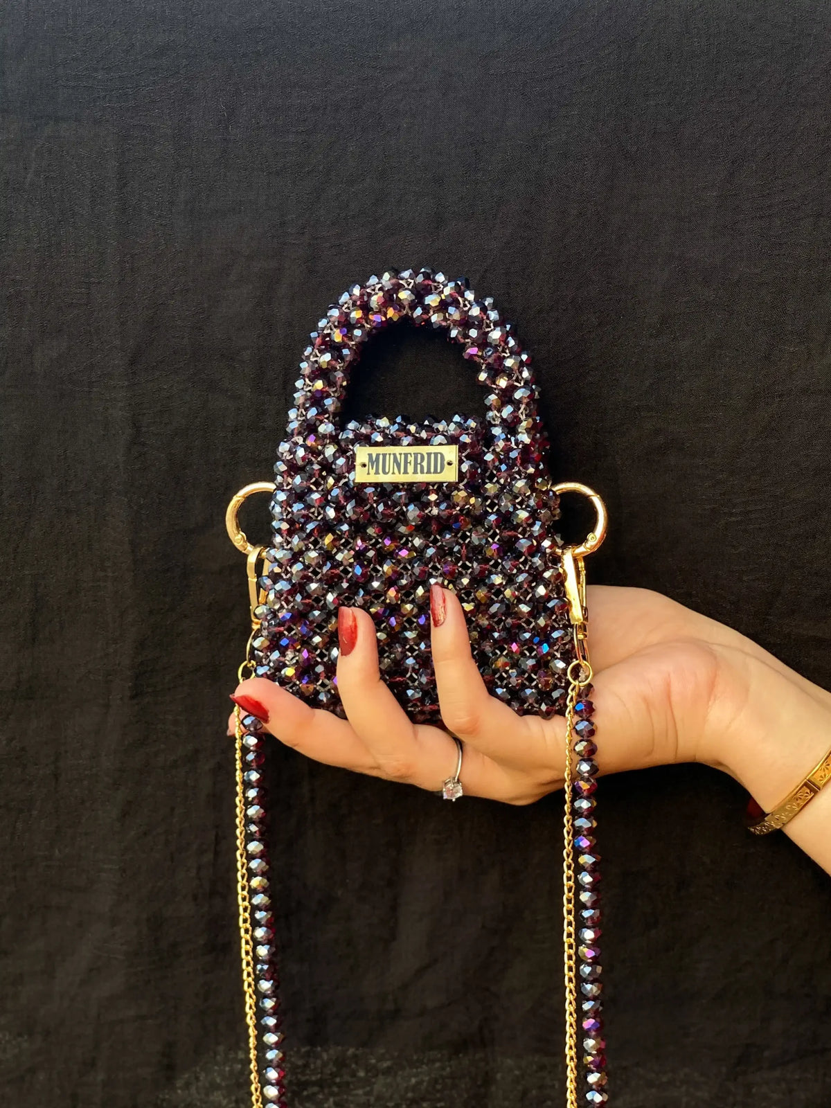 Crystal Mini Hand Bag (Multi) Main image