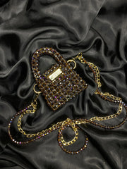 Crystal Mini Hand Bag (Multi)