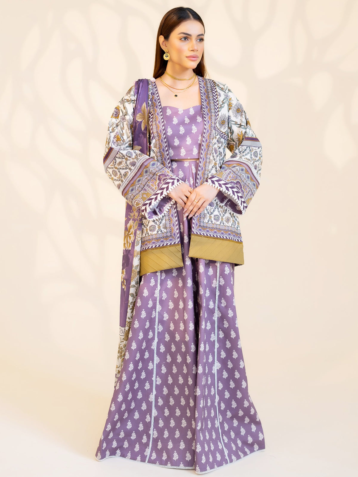 3 PIECE - PRINTED LAWN SUIT