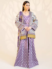 3 PIECE - PRINTED LAWN SUIT