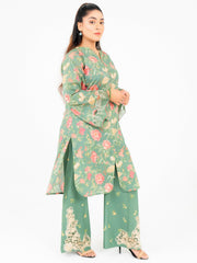 2 PIECE - EMBROIDERED SUIT