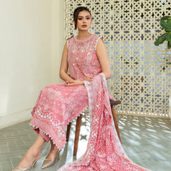 Galinda Chiffon 4 Piece | Hand-Embellished And Screen Printed