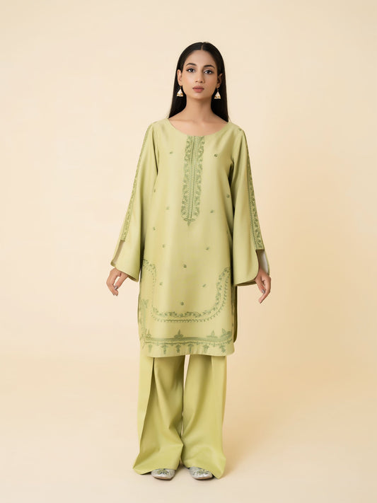 2 PIECE - EMBROIDERED SUIT