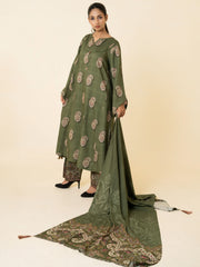 3 PIECE - PRINTED LINEN SUIT