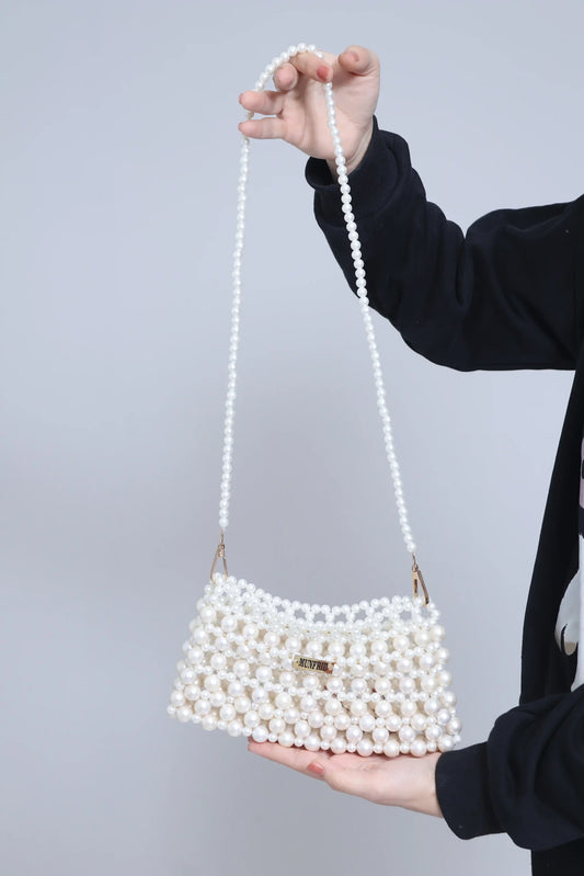 Pearl Charm Shoulder Bag