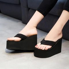 Women's Platform Flip Flops Arch Support Thong Sandals Thick-Sole Slippers Non-slip Flip Flops Thick Sole Footwear Beach Wear