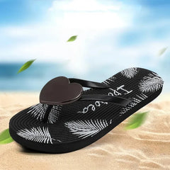 House Slipper Women Heart Love Cloud Sandals Summer Flip Flops Beach Slides Casual Home Shoes Platform Bathroom Flat Female