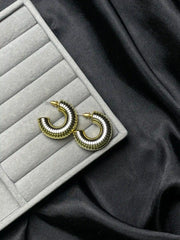 Small Tube Chunky Earrings