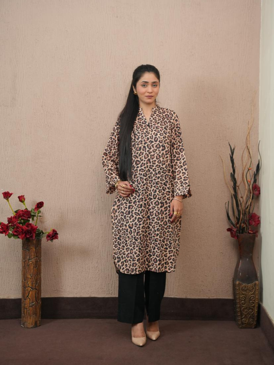 Cheetah Charm Lawn Shirt
