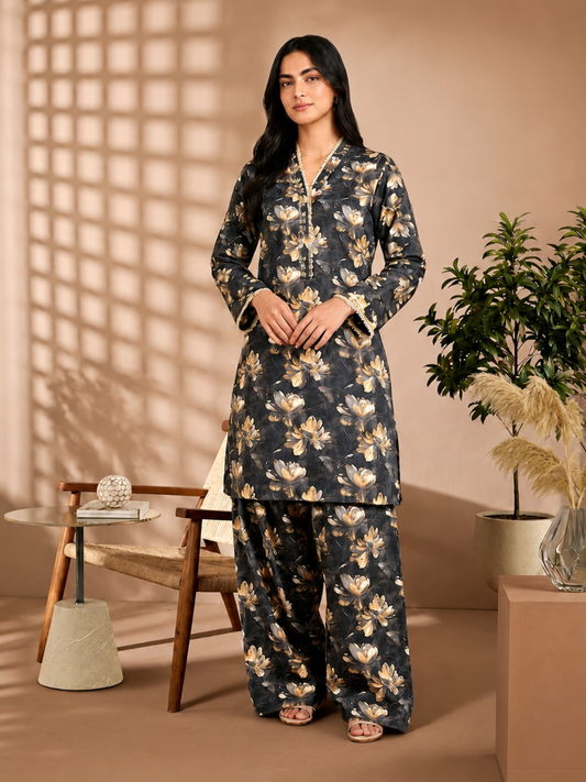 Golden Petal Co-Ord Set