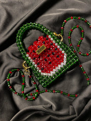 Watermelon Crystal Handbag Medium