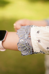 Printed Lawn 3-Piece Stitched Suit with Chiffon Dupatta