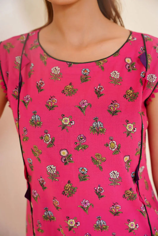 Blossom – Pink Sleeveless Co ord