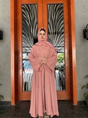 Blush Bow Elegance Abaya-27/191