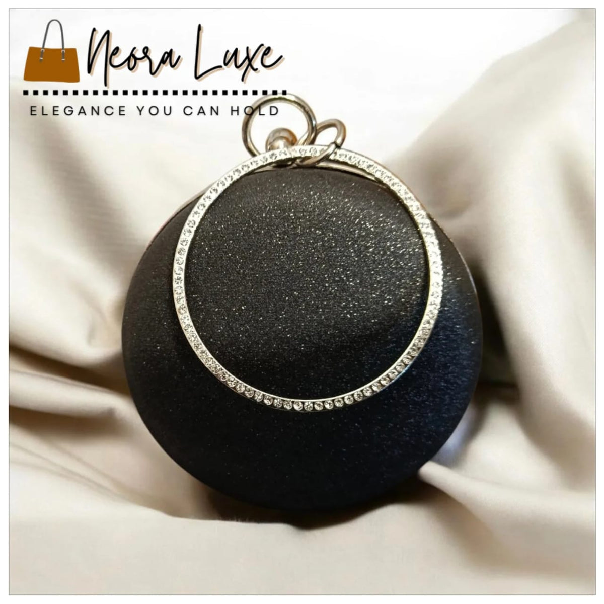 Stellar Sphere Glitter Clutch