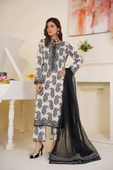 Twilight – Chikankari Embroidered 3 Piece Suit