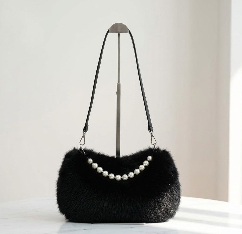 The Noir Belle Pearl Baguette Main image