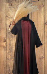 Elegant Coat style Abaya 3pc- 32