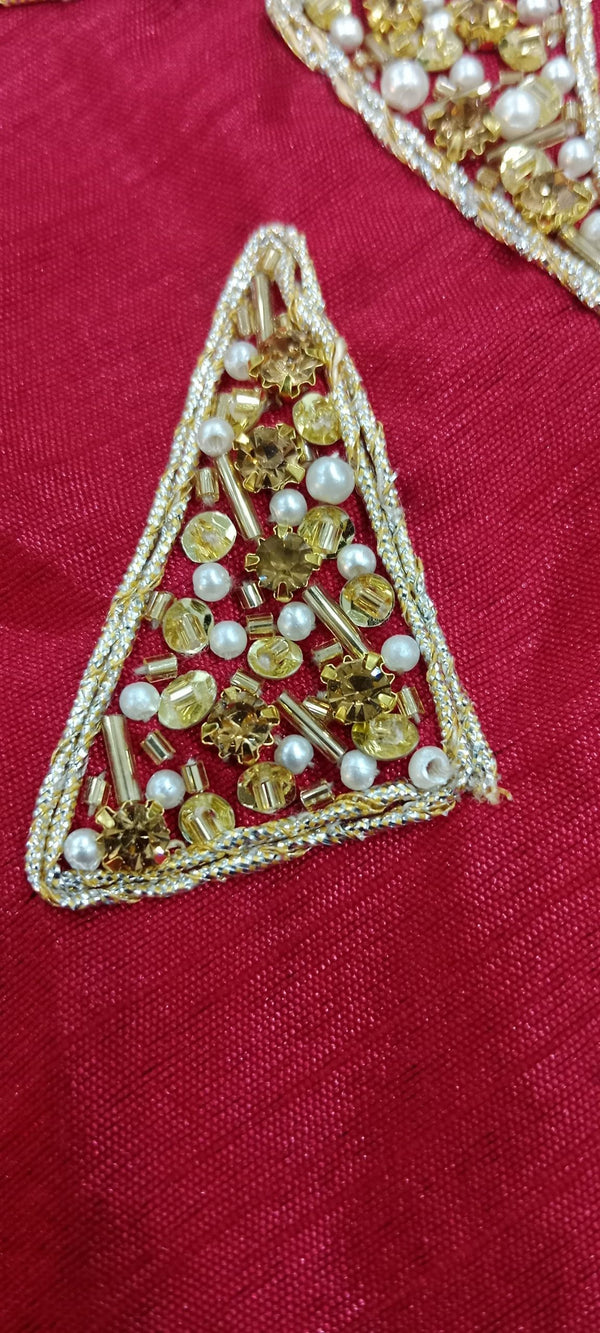 Regal Ruby Gota Farshi Ensemble - 3PCS