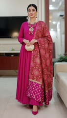 Rani Zari Double Sided Shawl