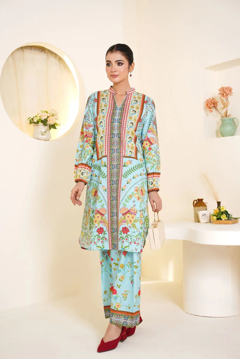 Sky Garden – Blue 2 Piece Co ord