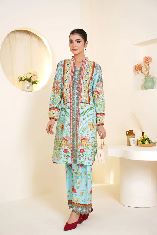 Sky Garden – Blue 2 Piece Co ord