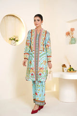 Sky Garden – Blue 2 Piece Co ord