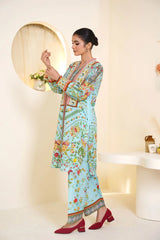 Sky Garden – Blue 2 Piece Co ord