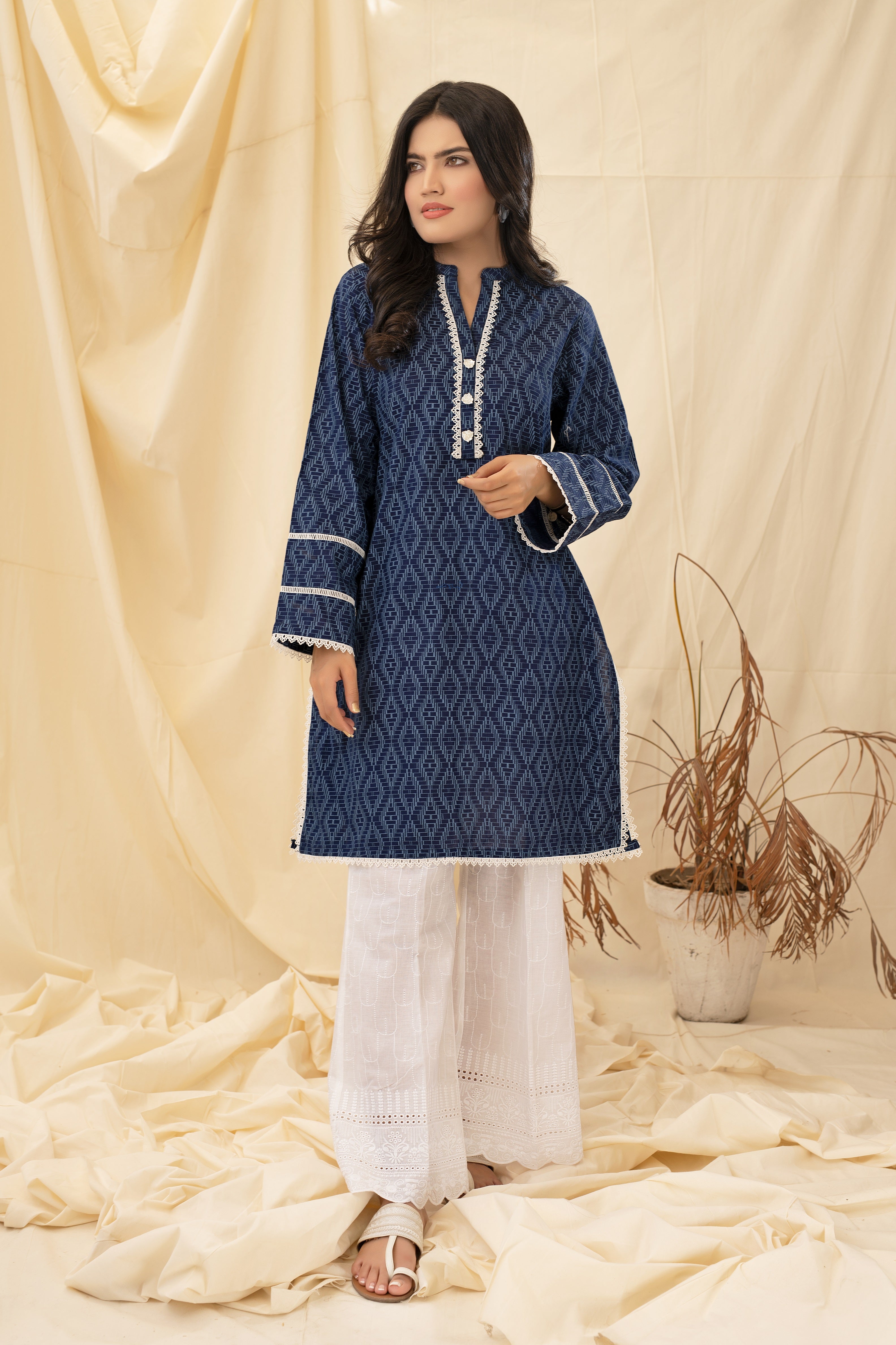 BLUE DEN - PRET KURTI noorangi