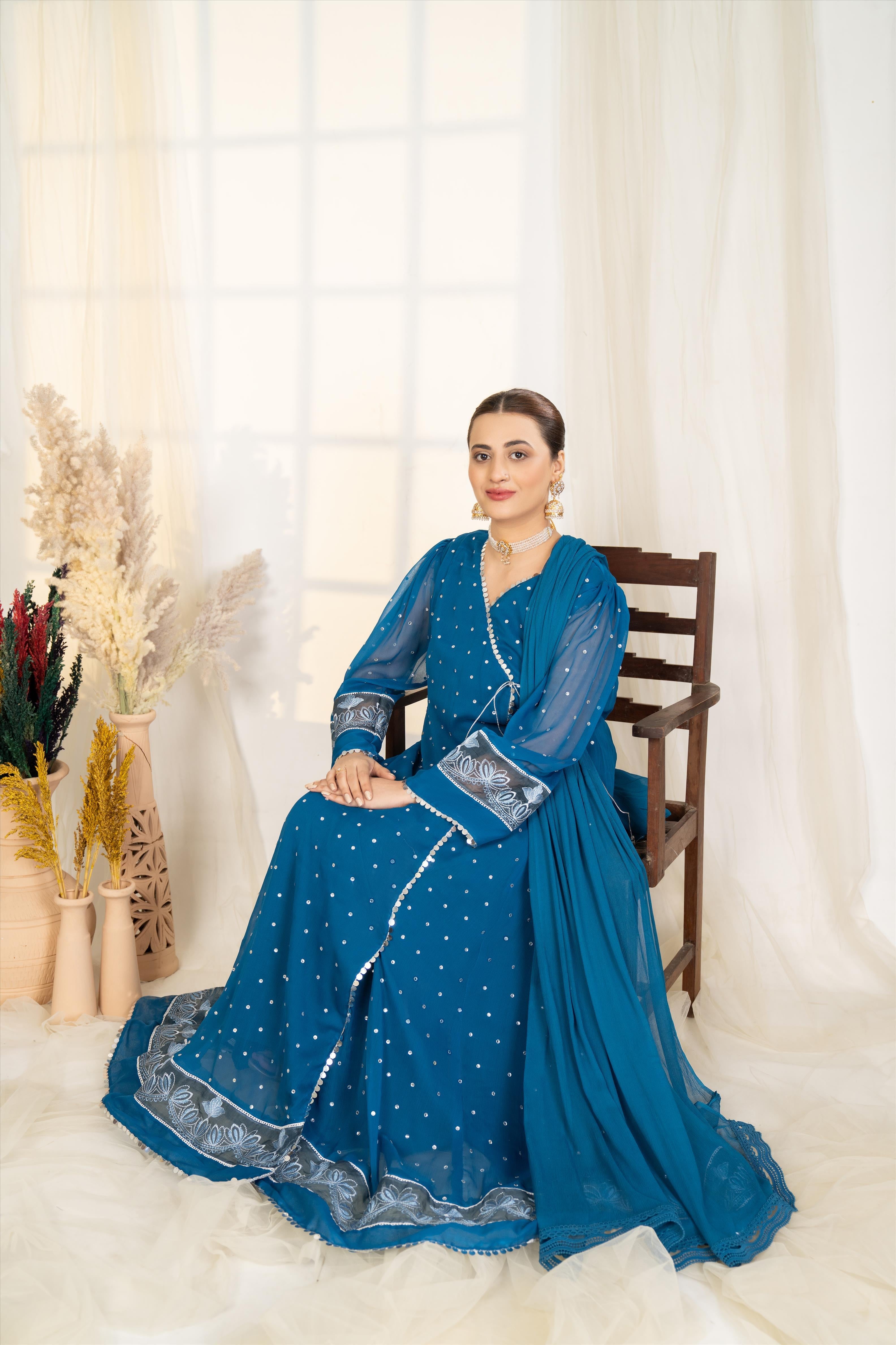 Elana - Winter Festive Collection 2022 By Noorangi noorangi