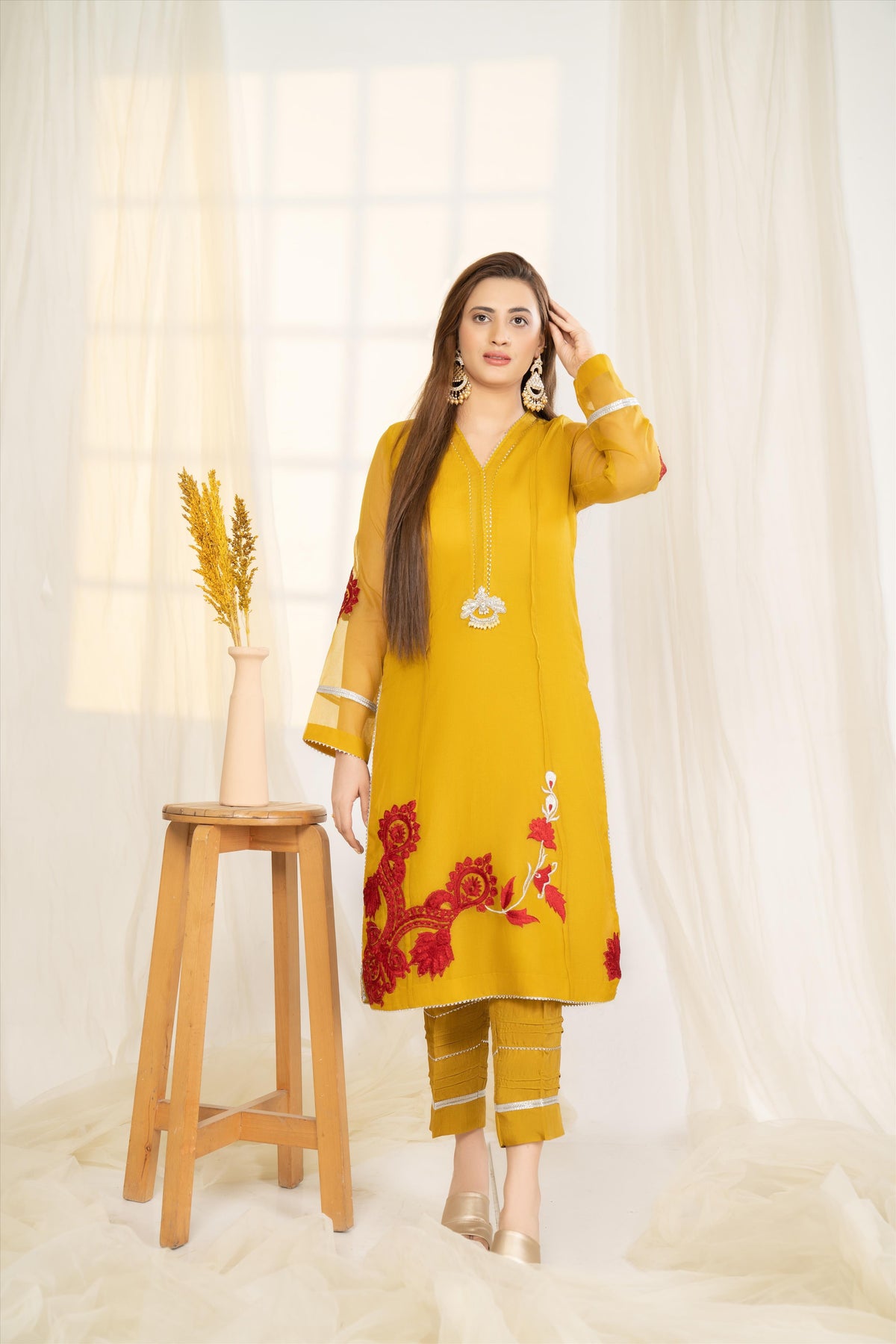 Mustard Hue - Winter Festive Collection 2022 By Noorangi noorangi Main image