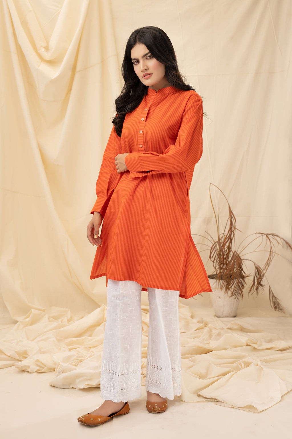 ORCHID BLOOM - PRET KURTI - CASUAL TOP - CASUAL SHIRT - KURTI noorangi